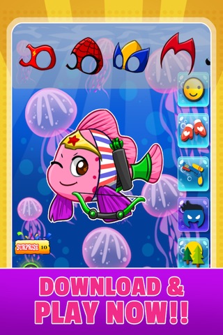 Create Your Own Nemo - Superhero Dress Up Dory Edition screenshot 4