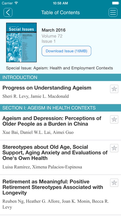 Journal of Social Issues screenshot-3