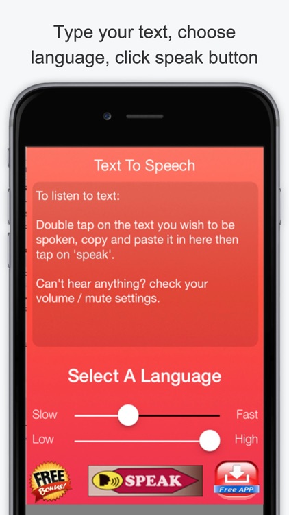 Text To Speech - Text to voice translator