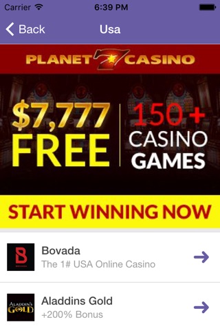 Casinos Real Money - Best Mobile Gambling, Betting Online and Deposit Bonus screenshot 3