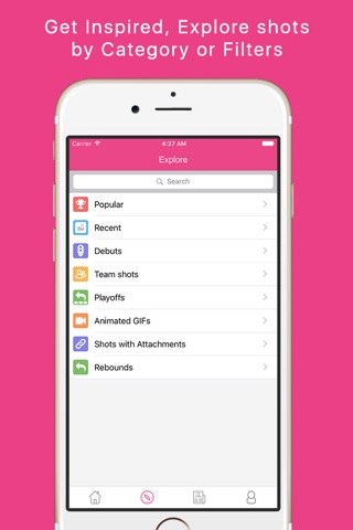 Dribbbot - a Dribbble client for iPhone and iPad screenshot 3