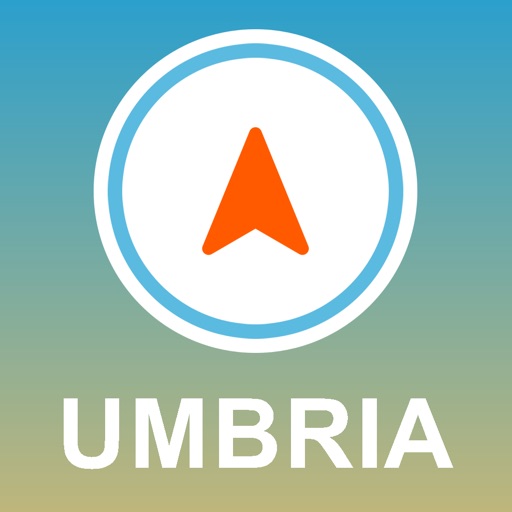 Umbria, Italy GPS - Offline Car Navigation icon