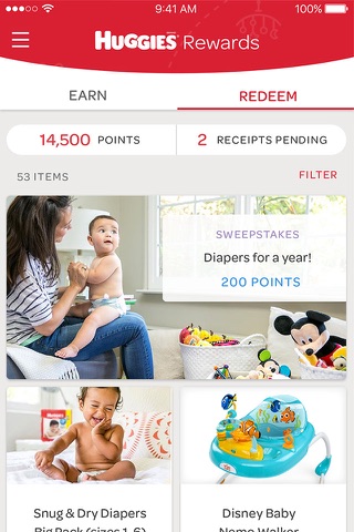 Huggies® Rewards App screenshot 2