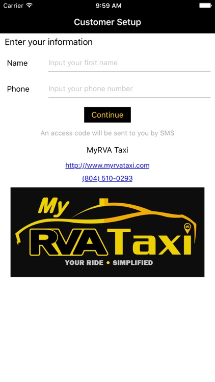 My RVA Taxi Official App