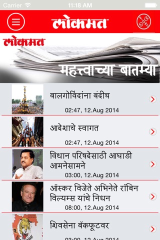 Lokmat Newspaper screenshot 2