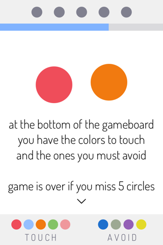 Circlestouch - The game to train your visual agility screenshot 2