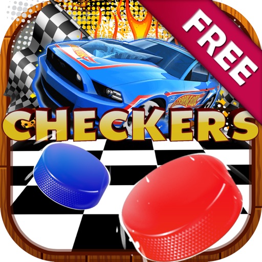 Checkers Boards Puzzles Cartoon - "for Hot Wheels" Icon