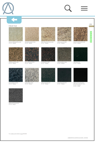 American Olean Product Catalogs screenshot 3