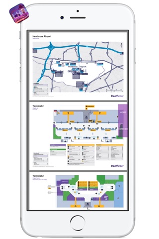 LHR AIRPORT - Realtime Info, Map, More - HEATHROW AIRPORT screenshot 4