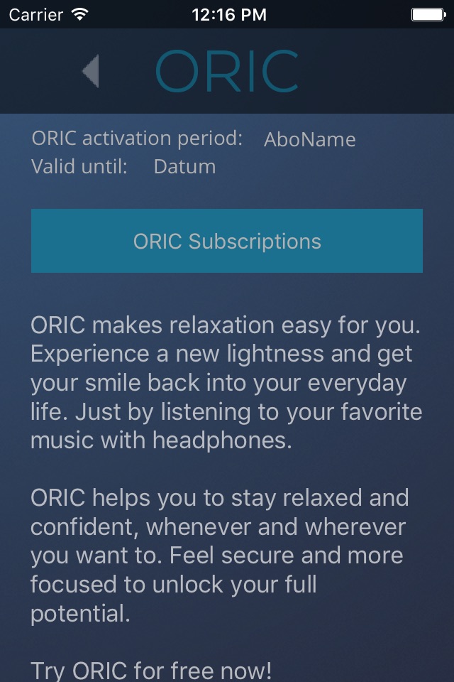 ORIC screenshot 3