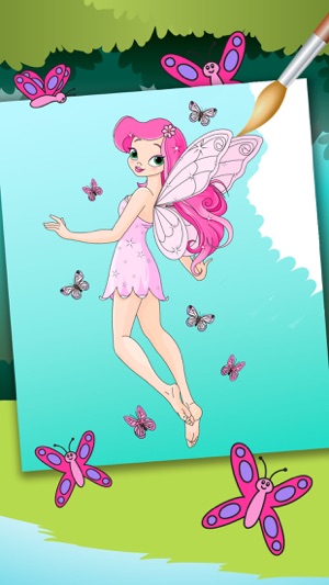 Fairy Coloring Book – Color and Paint Dr
