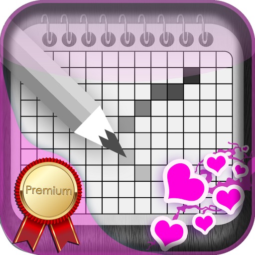 Love Japanese Crossword Premium - Cute Nonogram for Loving Couples