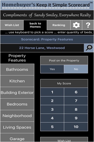 Homebuyer's Scorecard screenshot 4