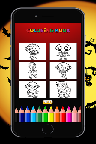 Zombies Ghost Coloring Book - Drawing for Kids - náhled