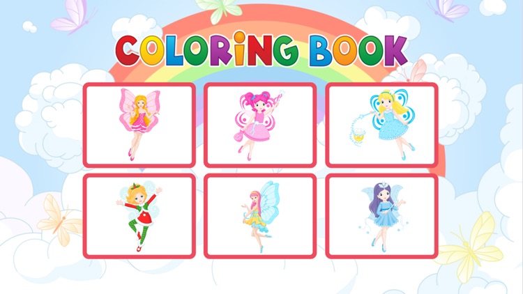 Fairy Coloring Book - Painting Game for Kids