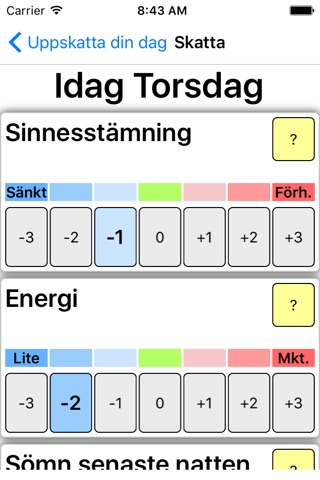 UppskattaDinDag screenshot 2