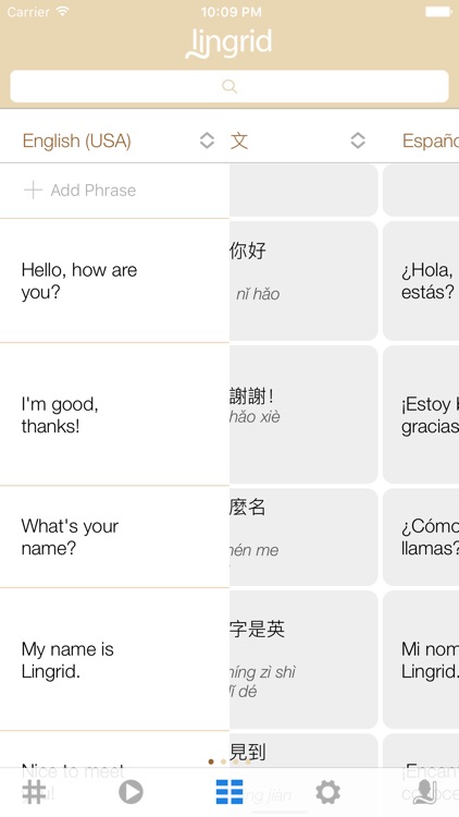 Lingrid - Language Cloud - Translate & Learn Lingo screenshot-0