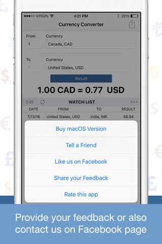 Currency Converter - Live Rate screenshot 2