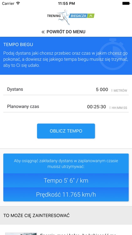 TreningBiegacza.pl screenshot-3