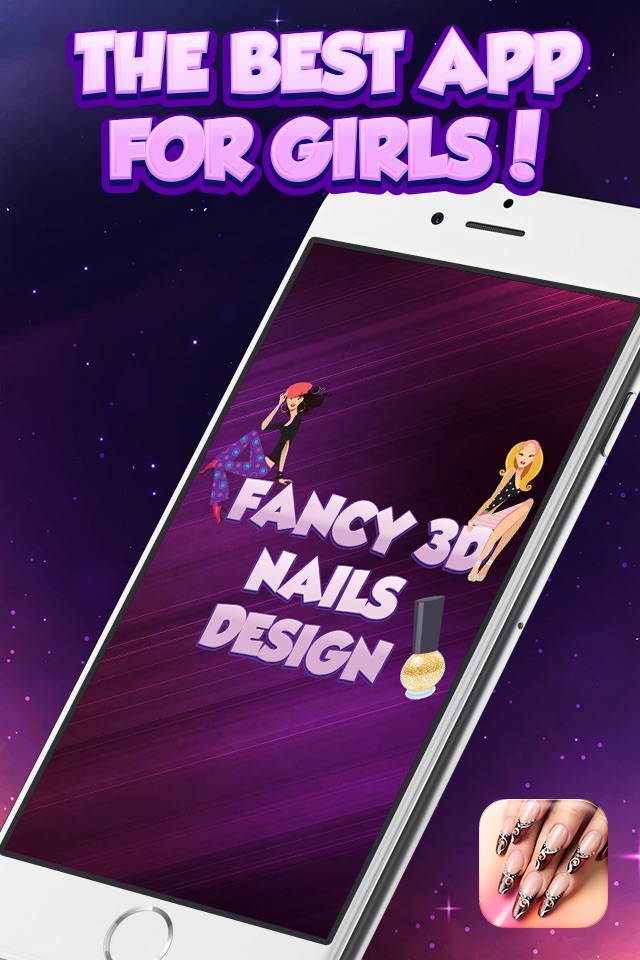 Fancy 3D Nails Design – The Best DIY Manicure Game for Girl's Beauty Makeover screenshot 2