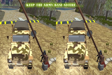 VR Drive Army Truck Check Post Pro screenshot 3