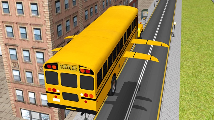 Flying School Bus Parking games