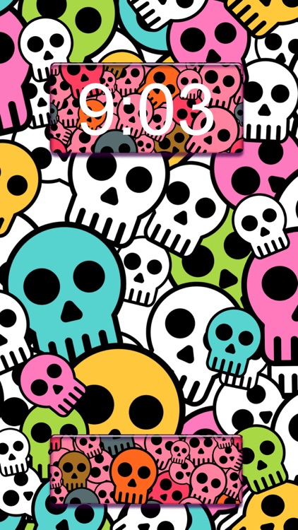 Skull Wallpaper Collection – Day of The Dead Background Images and Scary Lock Screen Themes screenshot-4