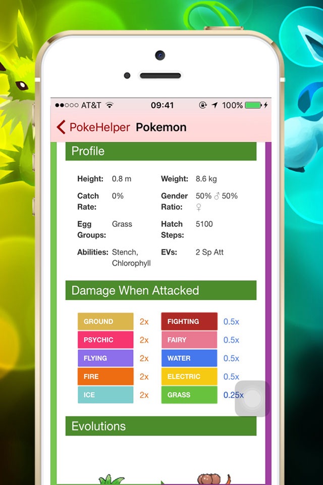 PokeHelp - PokeDex for Pokemon Game screenshot 2