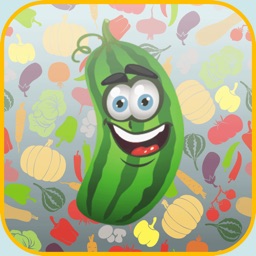 fruits and vegetables - crazy match game