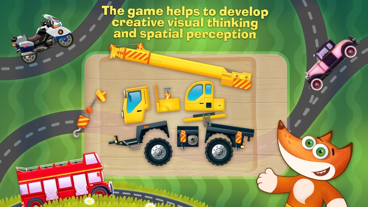 Tim the Fox - Puzzle - free preschool puzzle game