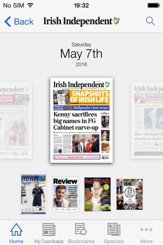 Irish Independent ePapers screenshot 2