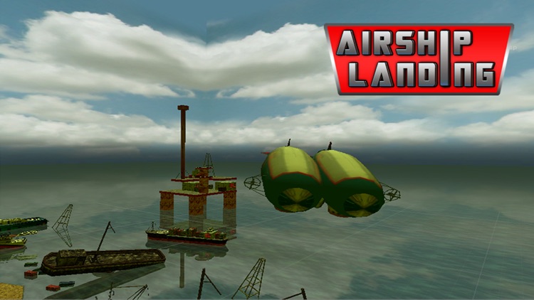 Airship Landing - Free Air plane Simulator Game screenshot-4