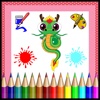 Coloring Book Dragon Game Kid Fun And Education