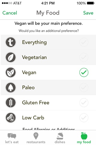 Tasteful – Healthy Restaurant Finder For Your Diet screenshot 4