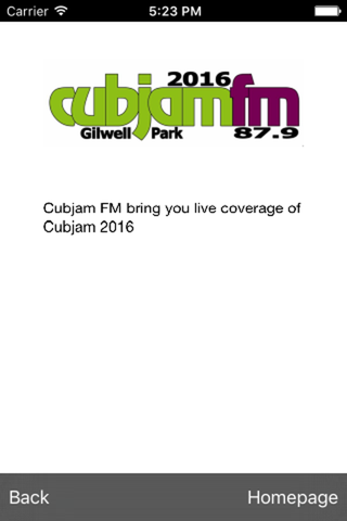 Cubjam FM screenshot 2