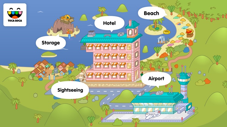 Toca Life: Vacation screenshot-4