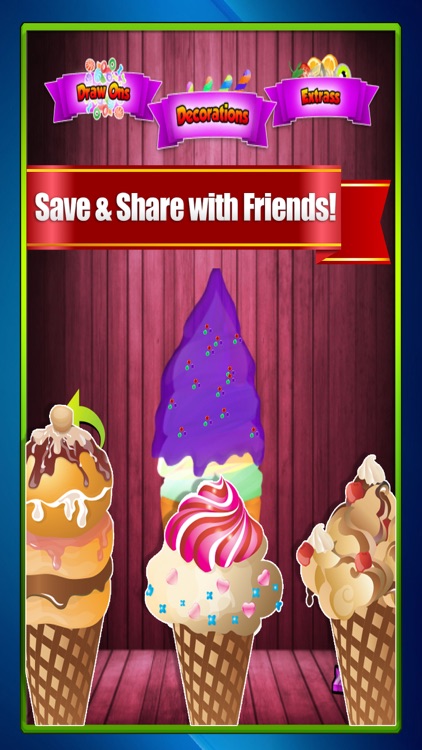 Ice Cream Cone Frozen Custard Marker - Delicious Goodies Free Games screenshot-4
