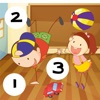 学童と123カウントのゲーム