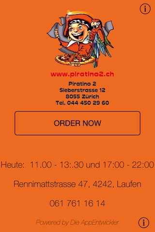 Piratino2 Pizza Zürich screenshot 3