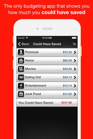 Budget Saved Pro - Personal Finance and Money Management Mobile Bank Account Savings App screenshot 2