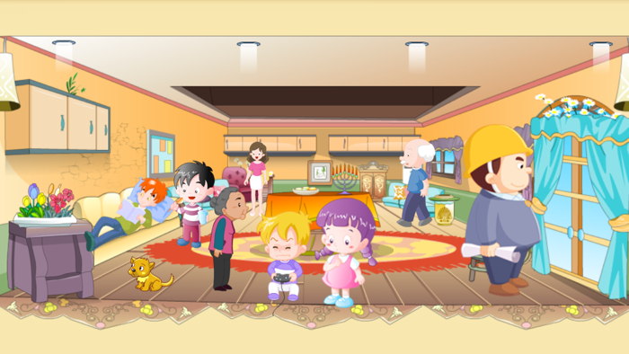 儿童宝宝—全家福快乐益智亲子大拼图