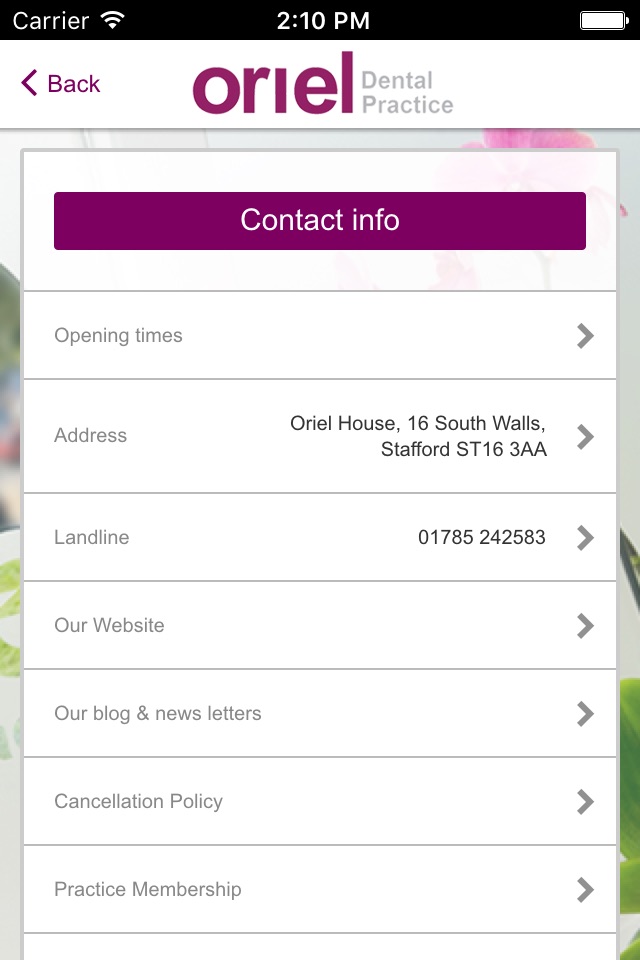 Oriel Dental Practice screenshot 4