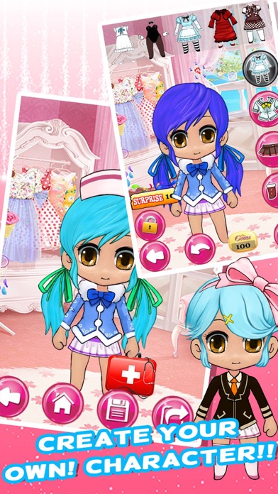 How to cancel & delete Dress Up Chibi Character Games For Teens Girls & Kids Free - kawaii style pretty creator princess and cute anime for girl from iphone & ipad 1