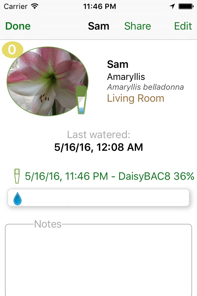 Daisy Sensor - Bluetooth Plant Soil Moisture screenshot 2