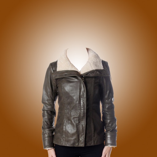 Leather Coat for Woman Suit - Latest and new photo montage with own photo or camera
