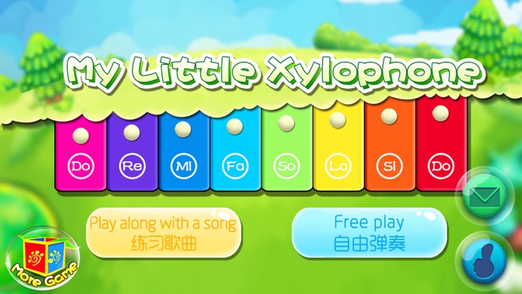 Kids little toy Xylophone - free baby music games