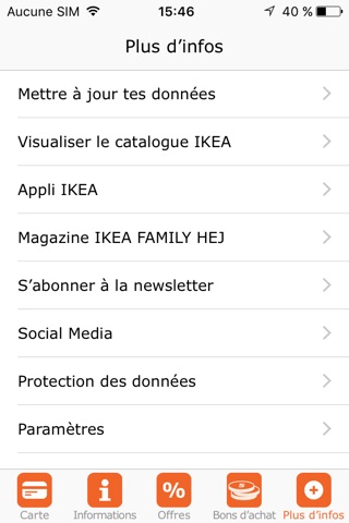 IKEA Family Schweiz screenshot 4