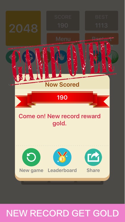 2048-a puzzle game have 4x4 and 5x5 checkerboard screenshot-4