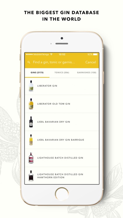 Ginventory – Gin & Tonic Guide