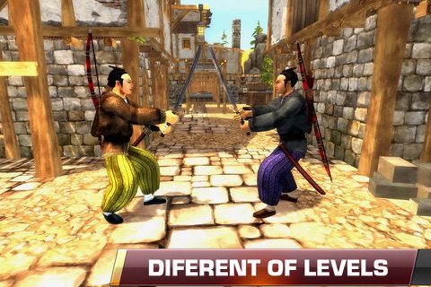 City Samurai Warrior Assassin 3D – real warriors combat mission simulation game screenshot 2